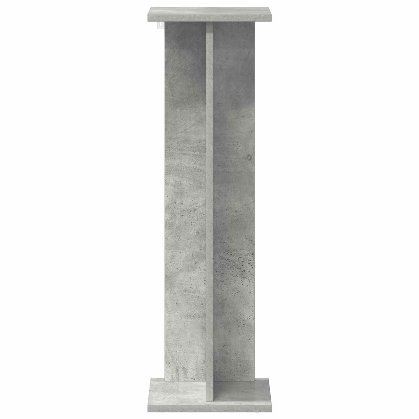 vidaXL Plant Stand 2 pcs Concrete Grey 25 x 25.5 x 80.5 cm