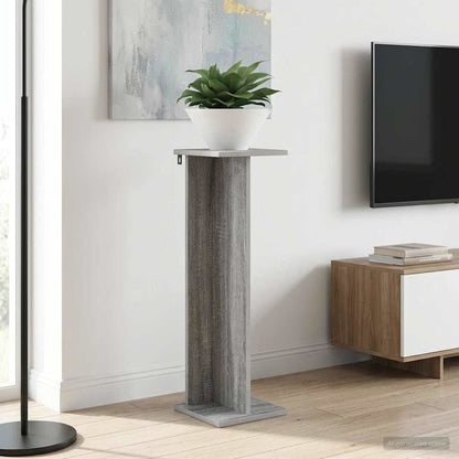 vidaXL Plant Stand 2 pcs Grey Sonoma 25 x 25.5 x 80.5 cm