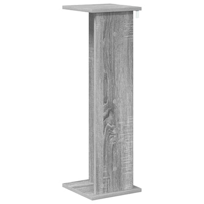 vidaXL Plant Stand 2 pcs Grey Sonoma 25 x 25.5 x 80.5 cm