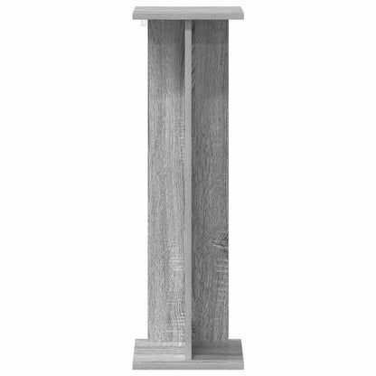 vidaXL Plant Stand 2 pcs Grey Sonoma 25 x 25.5 x 80.5 cm
