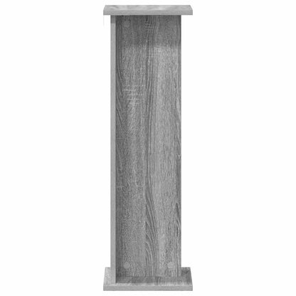 vidaXL Plant Stand 2 pcs Grey Sonoma 25 x 25.5 x 80.5 cm