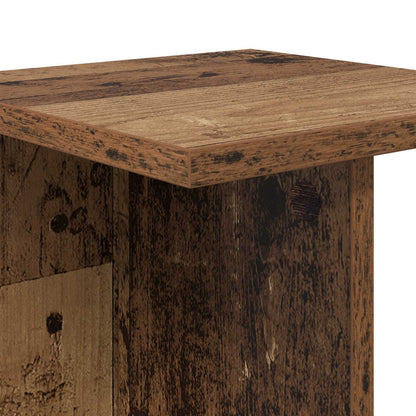 vidaXL Plant Stand Old Wood 25 x 25.5 x 80.5 cm Engineered Wood