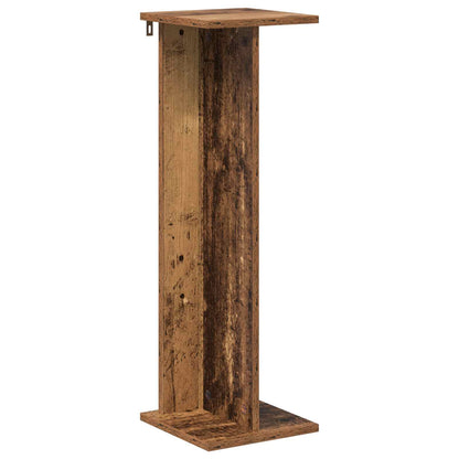vidaXL Plant Stand Old Wood 25 x 25.5 x 80.5 cm Engineered Wood