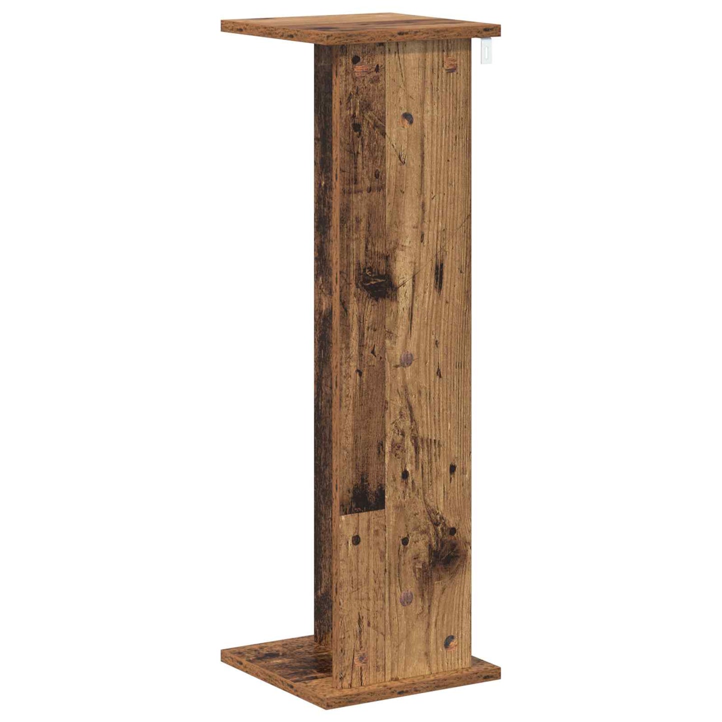 vidaXL Plant Stand Old Wood 25 x 25.5 x 80.5 cm Engineered Wood