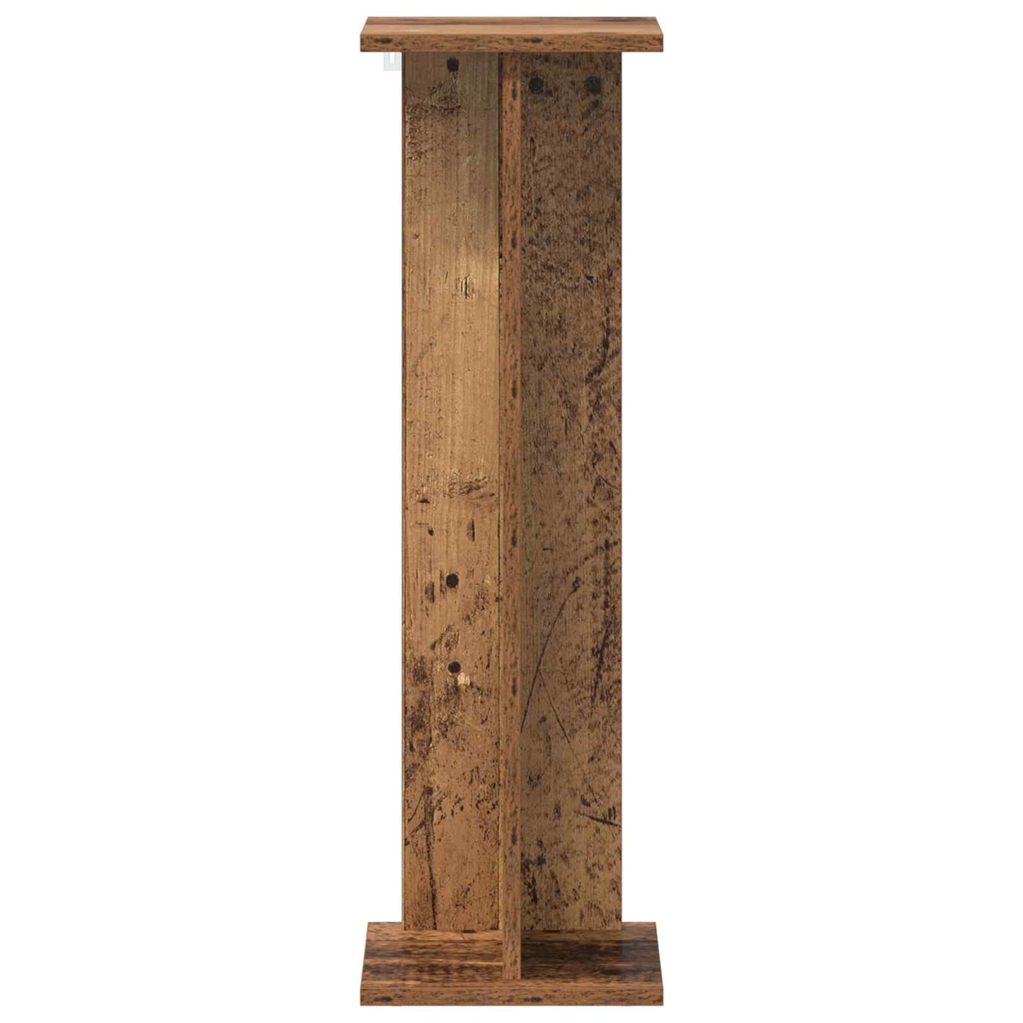 vidaXL Plant Stand Old Wood 25 x 25.5 x 80.5 cm Engineered Wood