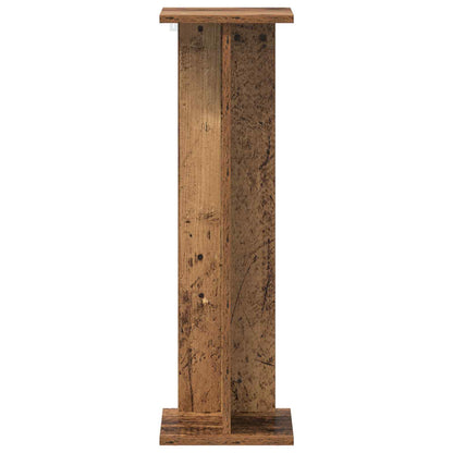 vidaXL Plant Stand Old Wood 25 x 25.5 x 80.5 cm Engineered Wood