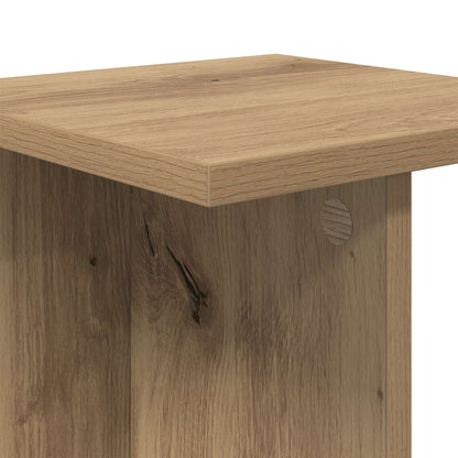 vidaXL Plant Stand 2 pcs Artisan Oak 25 x 25.5 x 80.5 cm