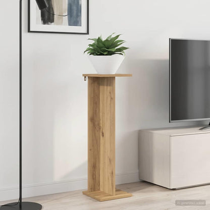 vidaXL Plant Stand 2 pcs Artisan Oak 25 x 25.5 x 80.5 cm