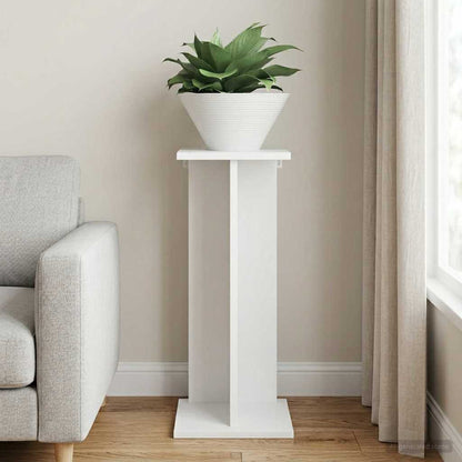 vidaXL Plant Stand White 25 x 25.5 x 60.5 cm Engineered Wood