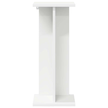 vidaXL Plant Stand 2 pcs White 25 x 25.5 x 60.5 cm Engineered Wood