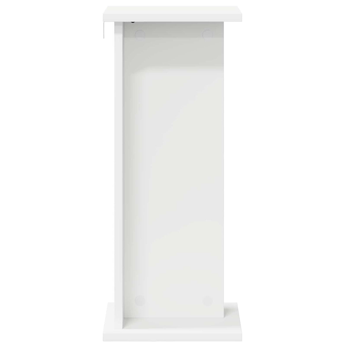 vidaXL Plant Stand 2 pcs White 25 x 25.5 x 60.5 cm Engineered Wood