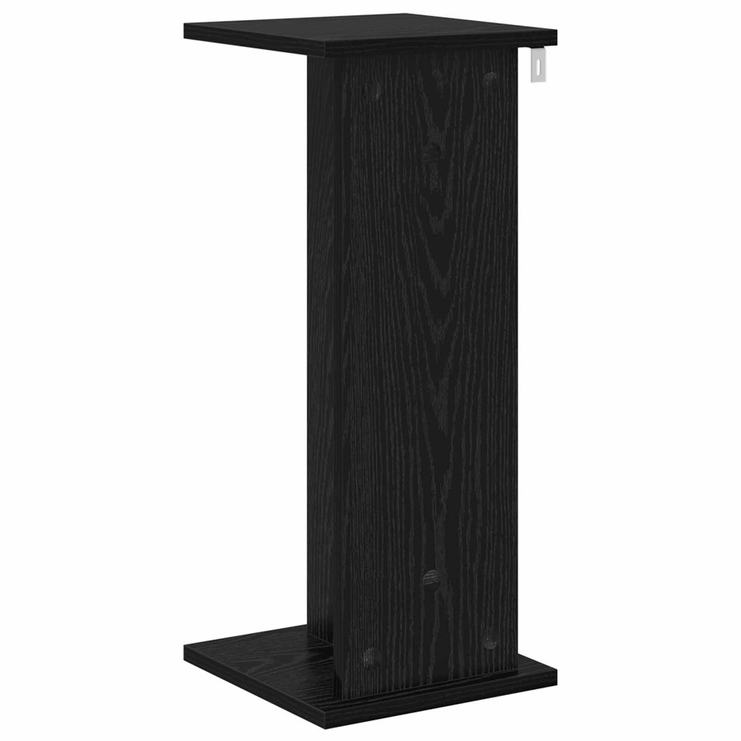 vidaXL Plant Stand 2 pcs Black Oak 25 x 25.5 x 60.5 cm Engineered Wood
