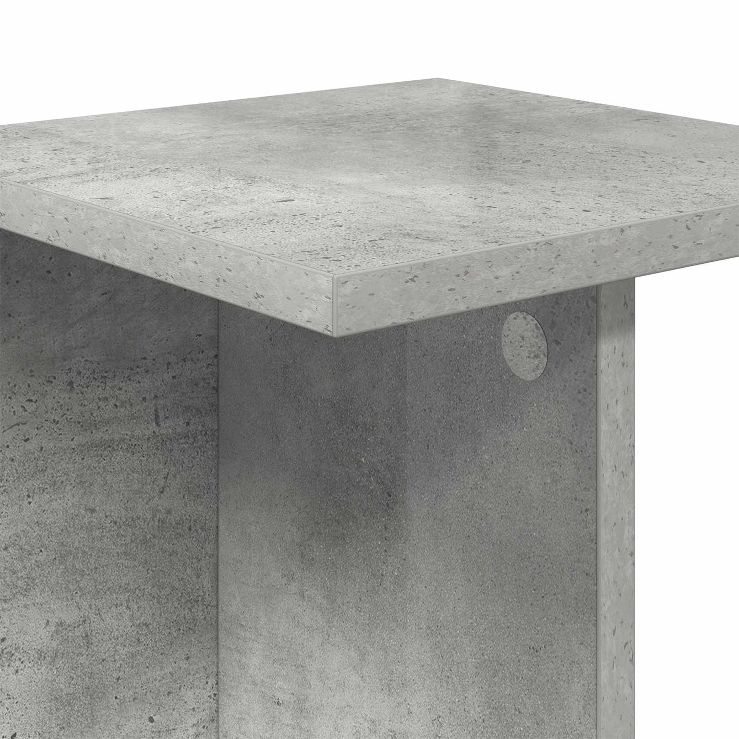 vidaXL Plant Stand Concrete Grey 25 x 25.5 x 60.5 cm Engineered Wood