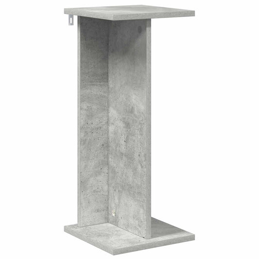 vidaXL Plant Stand Concrete Grey 25 x 25.5 x 60.5 cm Engineered Wood
