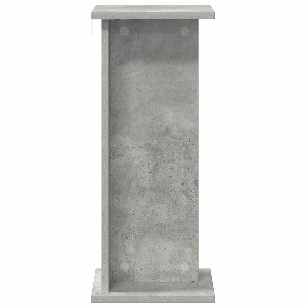 vidaXL Plant Stand 2 pcs Concrete Grey 25 x 25.5 x 60.5 cm