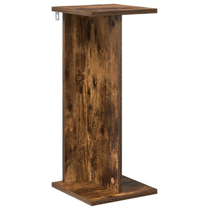vidaXL Plant Stand Smoked Oak 25 x 25.5 x 60.5 cm Engineered Wood