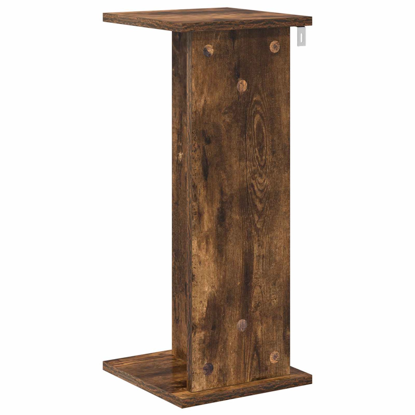 vidaXL Plant Stand Smoked Oak 25 x 25.5 x 60.5 cm Engineered Wood