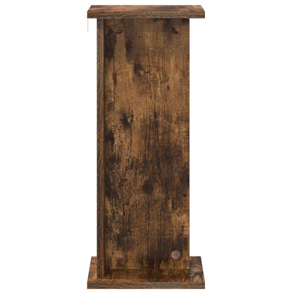 vidaXL Plant Stand Smoked Oak 25 x 25.5 x 60.5 cm Engineered Wood