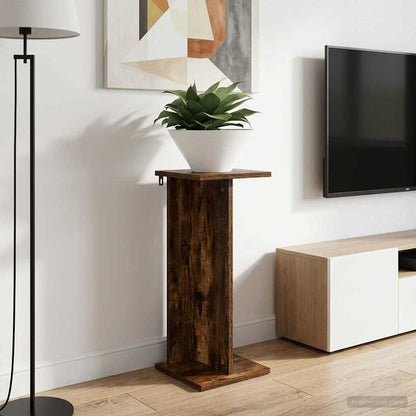 vidaXL Plant Stand 2 pcs Smoked Oak 25 x 25.5 x 60.5 cm