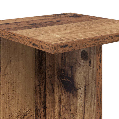 vidaXL Plant Stand Old Wood 25 x 25.5 x 60.5 cm Engineered Wood