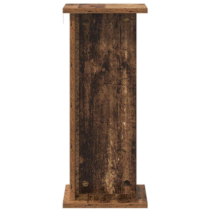 vidaXL Plant Stand 2 pcs Old Wood 25 x 25.5 x 60.5 cm Engineered Wood