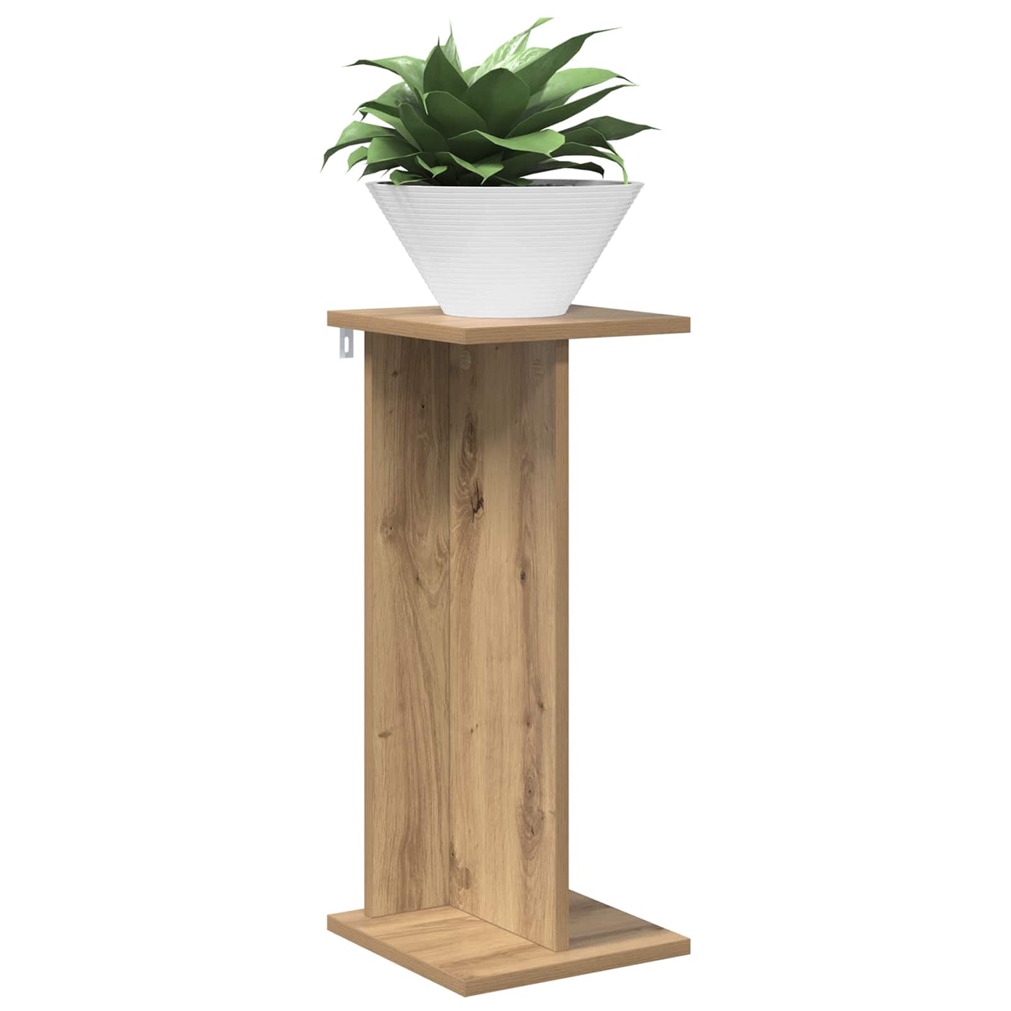 vidaXL Plant Stand Artisan Oak 25 x 25.5 x 60.5 cm Engineered Wood
