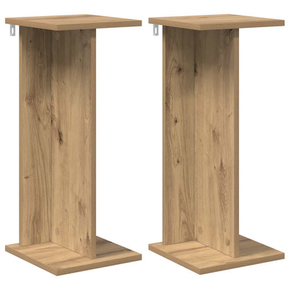 vidaXL Plant Stand 2 pcs Artisan Oak 25 x 25.5 x 60.5 cm