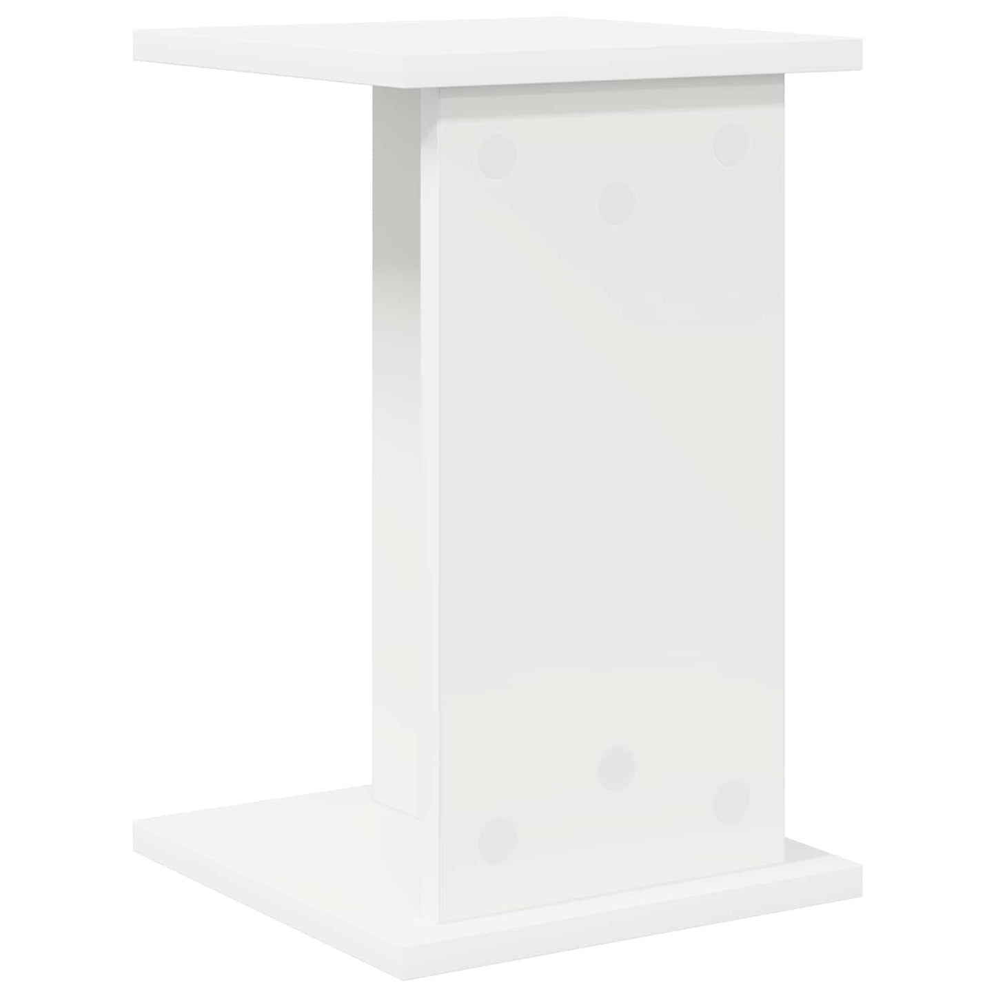 vidaXL Plant Stand 2 pcs White 25 x 25.5 x 40.5 cm Engineered Wood