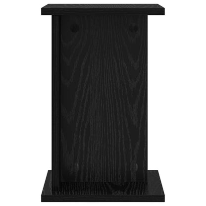 vidaXL Plant Stand Black Oak 25 x 25.5 x 40.5 cm Engineered Wood