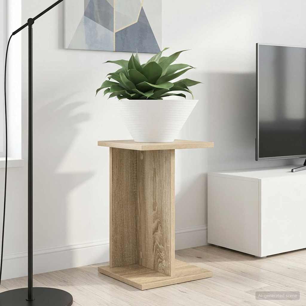 vidaXL Plant Stand 2 pcs Sonoma Oak 25 x 25.5 x 40.5 cm