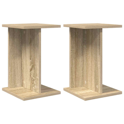 vidaXL Plant Stand 2 pcs Sonoma Oak 25 x 25.5 x 40.5 cm