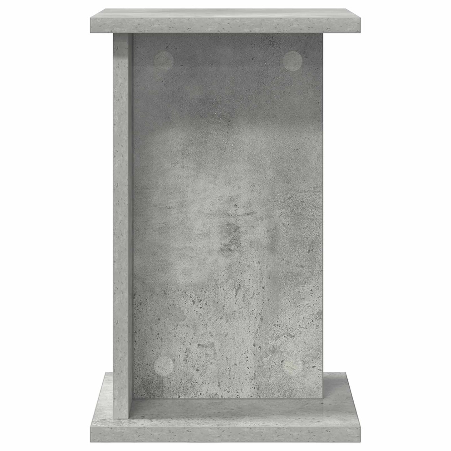 vidaXL Plant Stand 2 pcs Concrete Grey 25 x 25.5 x 40.5 cm