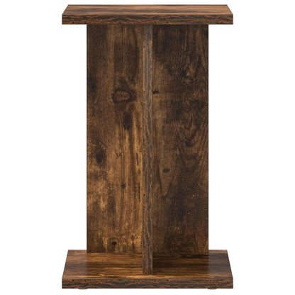 vidaXL Plant Stand Smoked Oak 25 x 25.5 x 40.5 cm Engineered Wood