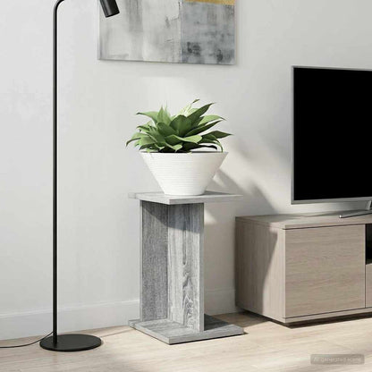 vidaXL Plant Stand 2 pcs Grey Sonoma 25 x 25.5 x 40.5 cm