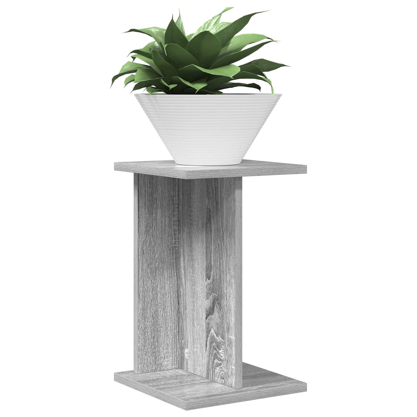 vidaXL Plant Stand 2 pcs Grey Sonoma 25 x 25.5 x 40.5 cm