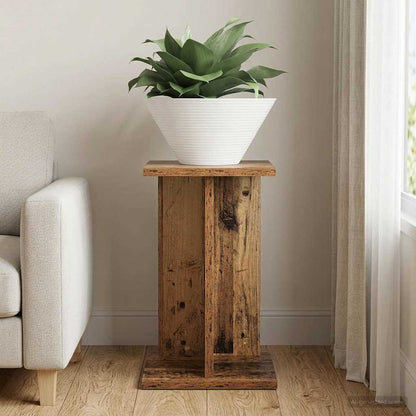 vidaXL Plant Stand Old Wood 25 x 25.5 x 40.5 cm Engineered Wood