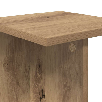 vidaXL Plant Stand Artisan Oak 25 x 25.5 x 40.5 cm Engineered Wood