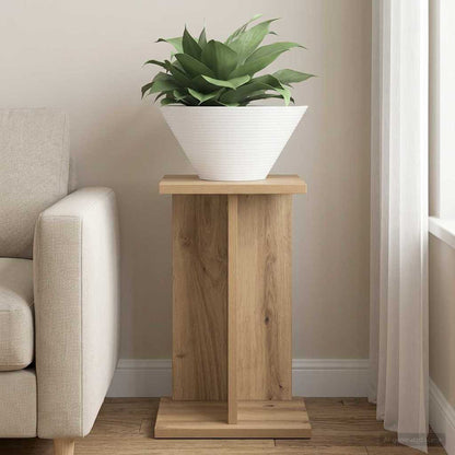 vidaXL Plant Stand Artisan Oak 25 x 25.5 x 40.5 cm Engineered Wood