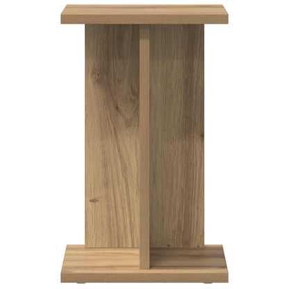 vidaXL Plant Stand Artisan Oak 25 x 25.5 x 40.5 cm Engineered Wood