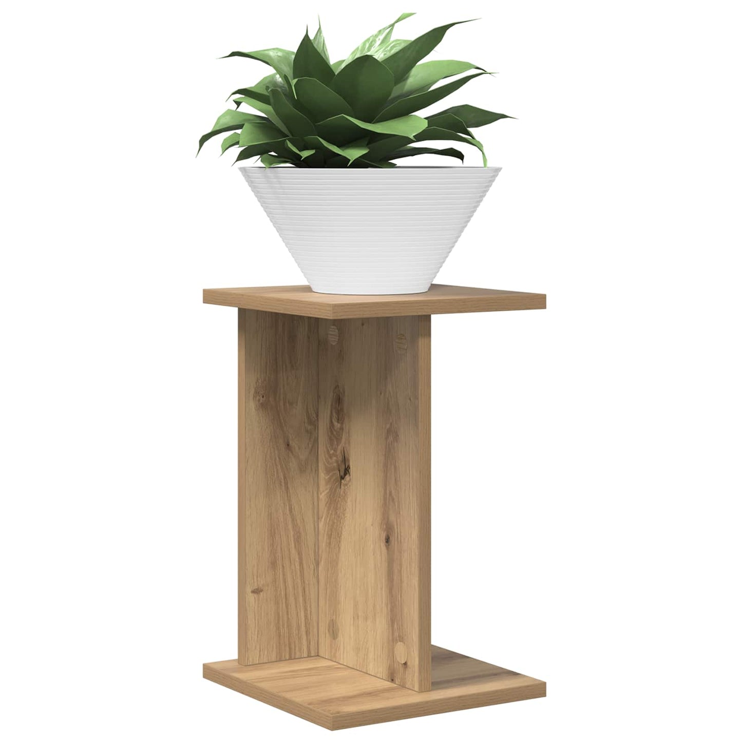 vidaXL Plant Stand Artisan Oak 25 x 25.5 x 40.5 cm Engineered Wood
