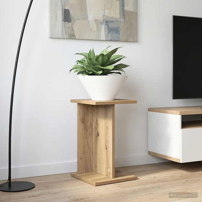 vidaXL Plant Stand 2 pcs Artisan Oak 25 x 25.5 x 40.5 cm