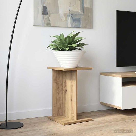 vidaXL Plant Stand 2 pcs Artisan Oak 25 x 25.5 x 40.5 cm