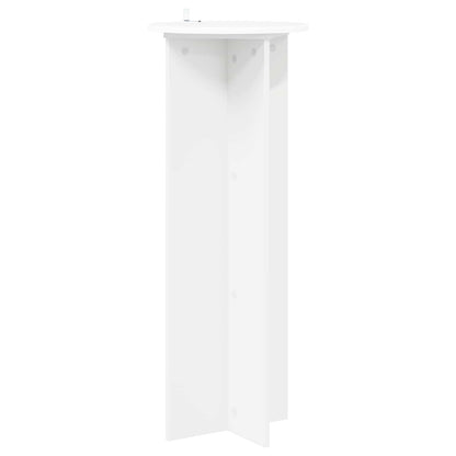 vidaXL Plant Stand 2 pcs White Ø40 x 100 cm Engineered Wood