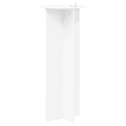 vidaXL Plant Stand 2 pcs White Ø40 x 100 cm Engineered Wood