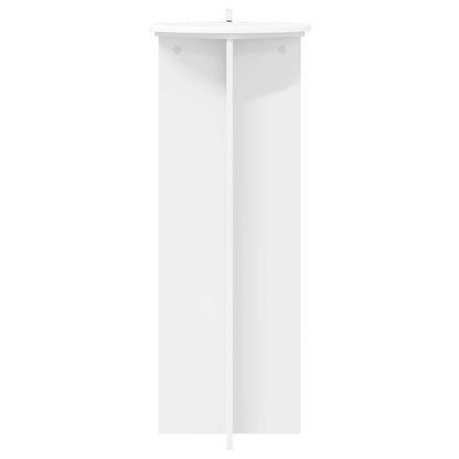 vidaXL Plant Stand 2 pcs White Ø40 x 100 cm Engineered Wood