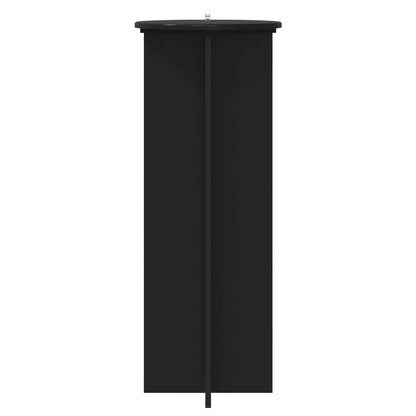 vidaXL Plant Stand 2 pcs Black Ø40 x 100 cm Engineered Wood