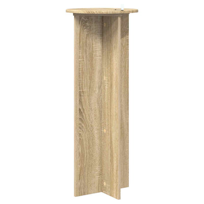 vidaXL Plant Stand 2 pcs Sonoma Oak Ø40 x 100 cm Engineered Wood