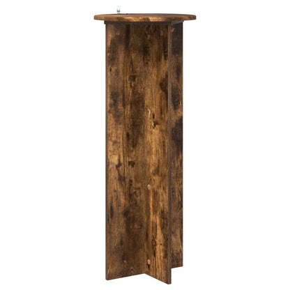 vidaXL Plant Stand 2 pcs Smoked Oak Ø40 x 100 cm Engineered Wood