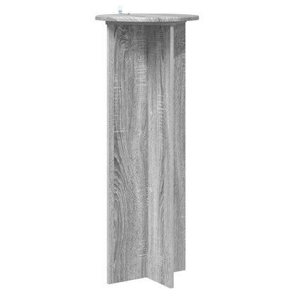 vidaXL Plant Stand 2 pcs Grey Sonoma Ø40 x 100 cm Engineered Wood