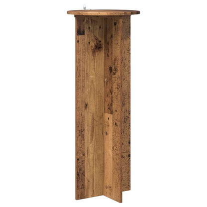 vidaXL Plant Stand 2 pcs Old Wood Ø40 x 100 cm Engineered Wood